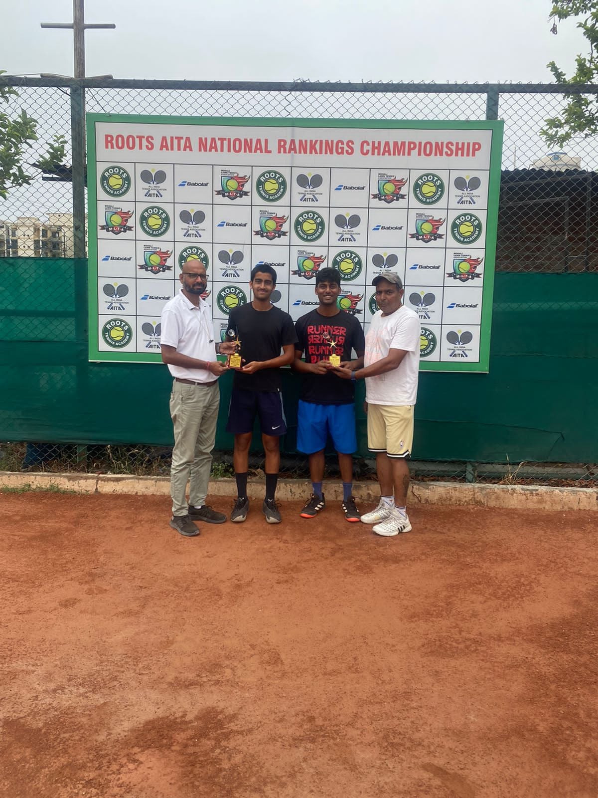  Madhav won the Doubles Title 