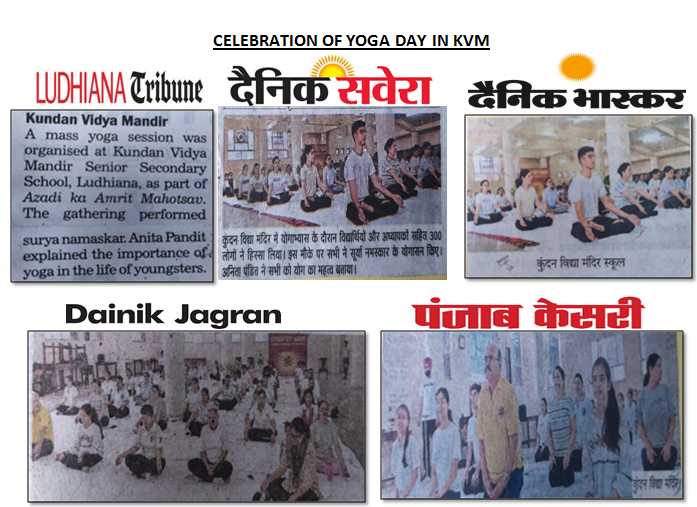 CELEBRATION OF YOGA DAY IN KVM